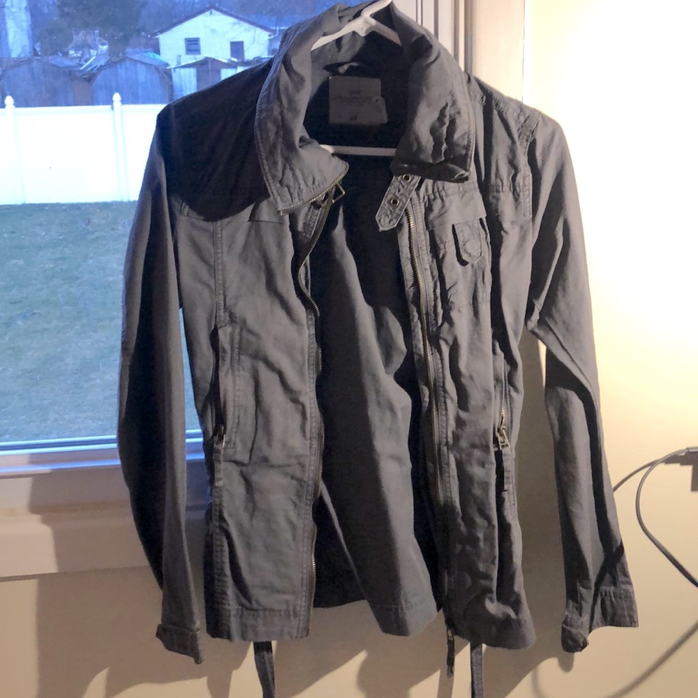 L.O.G.G. By H&M Army Style tie Jacket